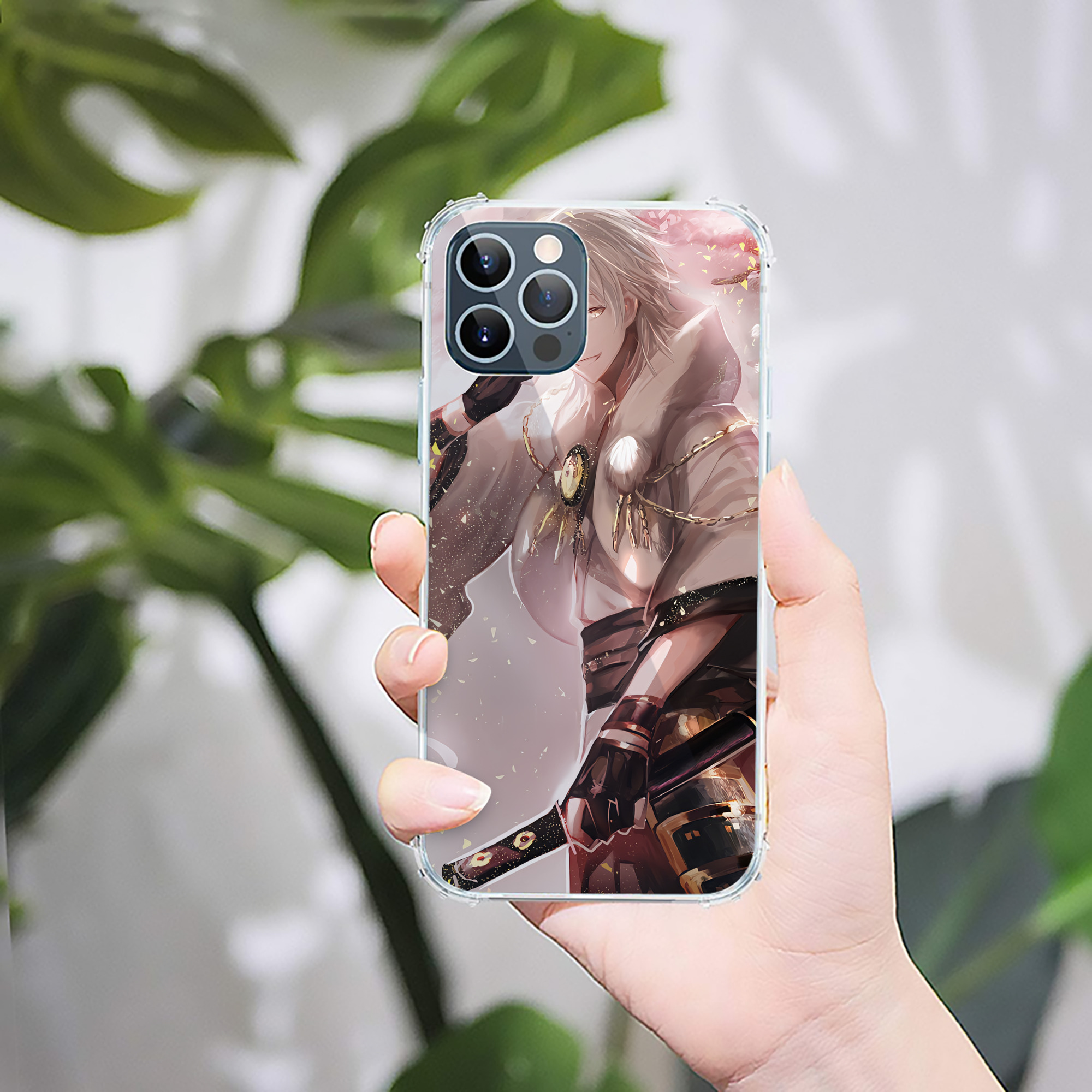 （画像用） 刀剣乱舞 Touken Ranbu 【iPhone 12シリーズ対応】透明スマホケース（クリアソフトケース）